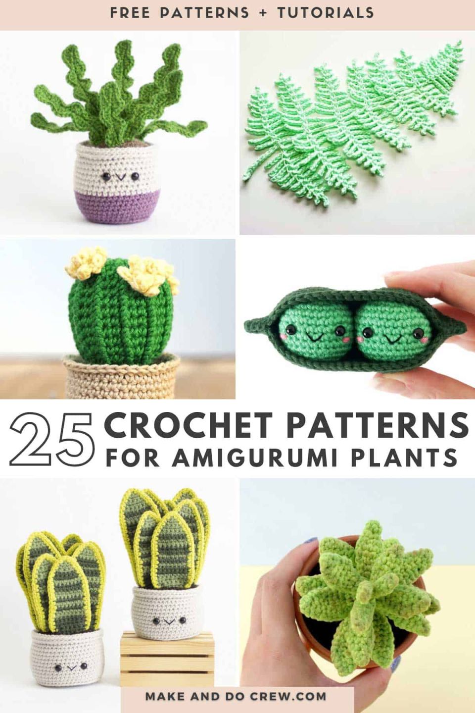 Free Crochet Plant, Succulent, and Cactus Patterns